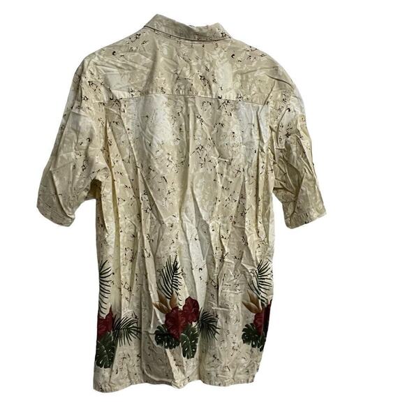 Men's Consensus Short Sleeved Hawaiian Button Down Shirt XL - Picture 2 of 3